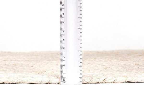 Woven Jute Rug 48x48 inch rectangular natural jute rug