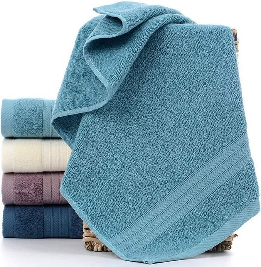 Super absorbent soft cotton hand towels (4-pack, 14x29 inches)