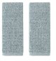 Hand Towel Set, Highly Absorbent Cotton Bathroom Decor, Low Linting & Fade Resistant (Northern Pacific Turquoise, 2 Piece)