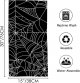 Black Spider Web Bathroom Hand Towels, 2-Pack 15*30 Inch Soft Highly Absorbent Hand Towels