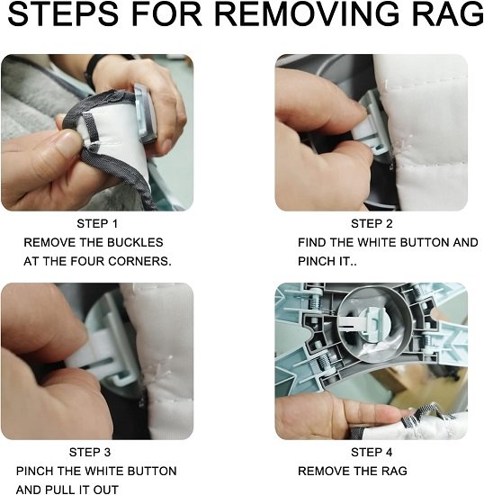 X-Type Microfiber Hardwood Floor Mop, with 3 Microfiber Mop Replace Pads,(Green)