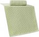 Green waffle hand towels, highly absorbent and quick-drying 100% cotton hand towels 13 inches X 29 inches (set of 2)