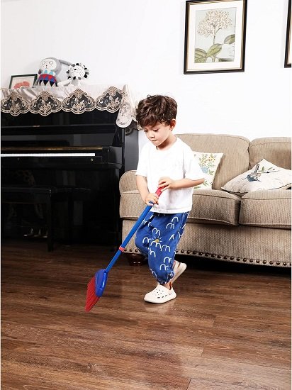 Small Broom - Portable Adjustable Handle Broom